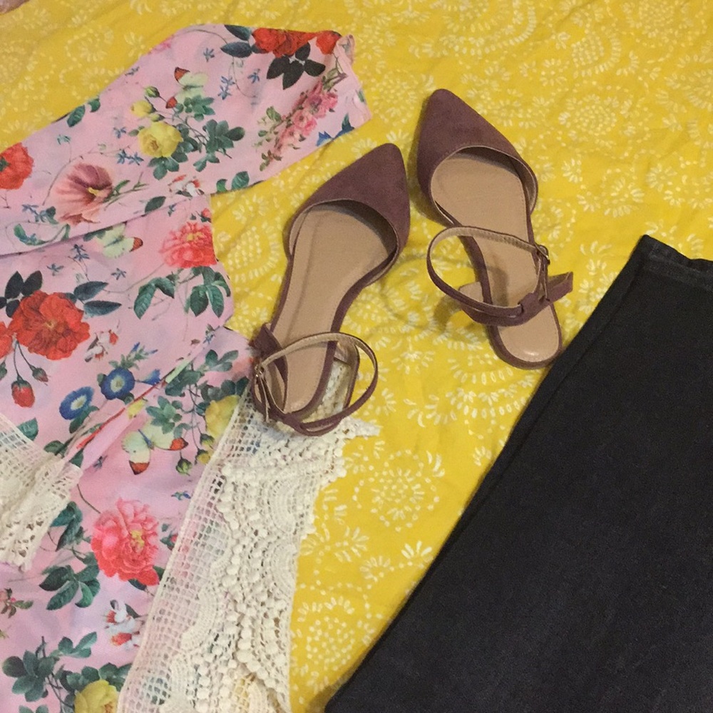 Amazing Charlotte Russe Flats Ankle Strap Sandals